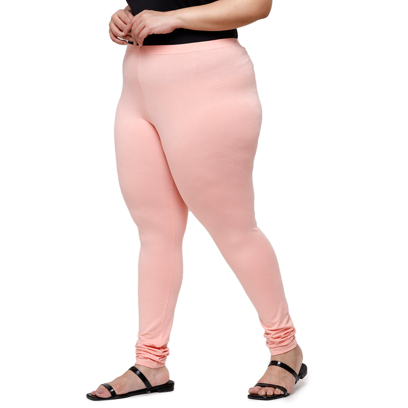 Meesho Cotton Churidar Leggings for Women & Girls…Pink 