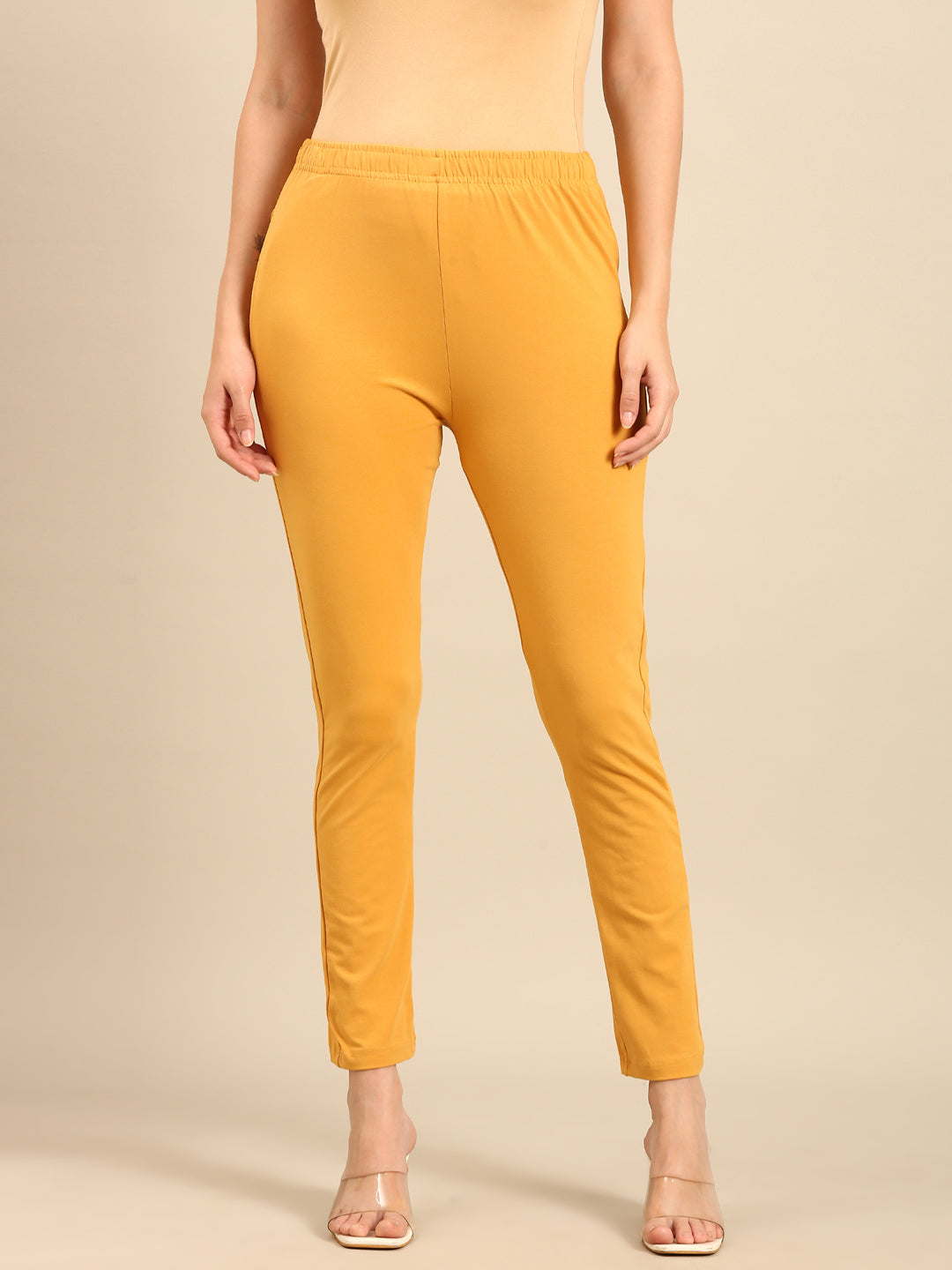 Women's Needle Pants Gold