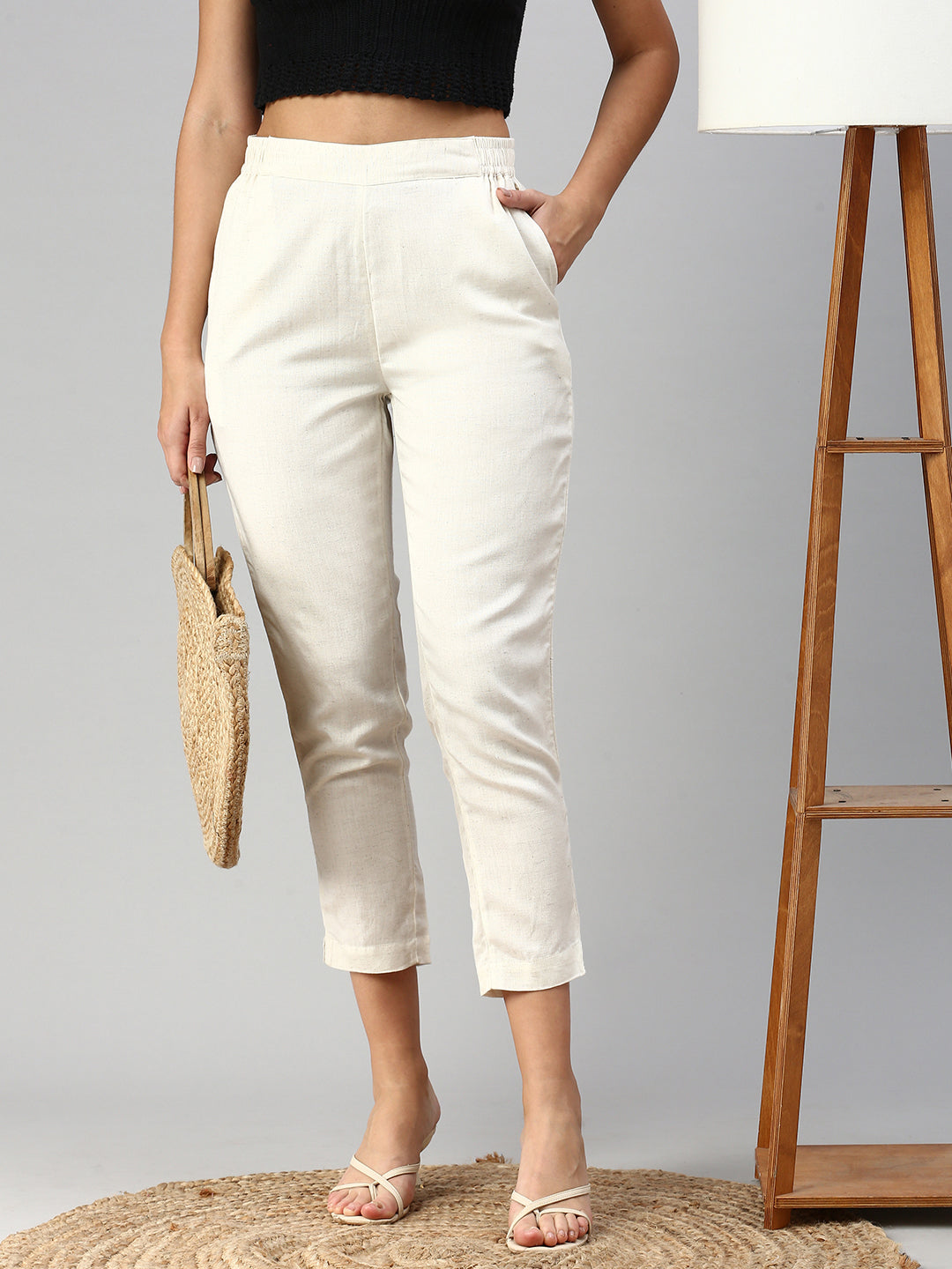 Cigarette pants clearance womens