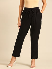 Straight Pant-Black