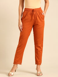 Straight Pant-Flame Orange