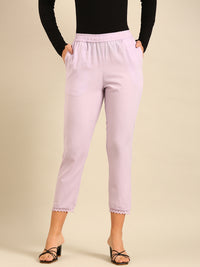 Straight Pant-Lilac