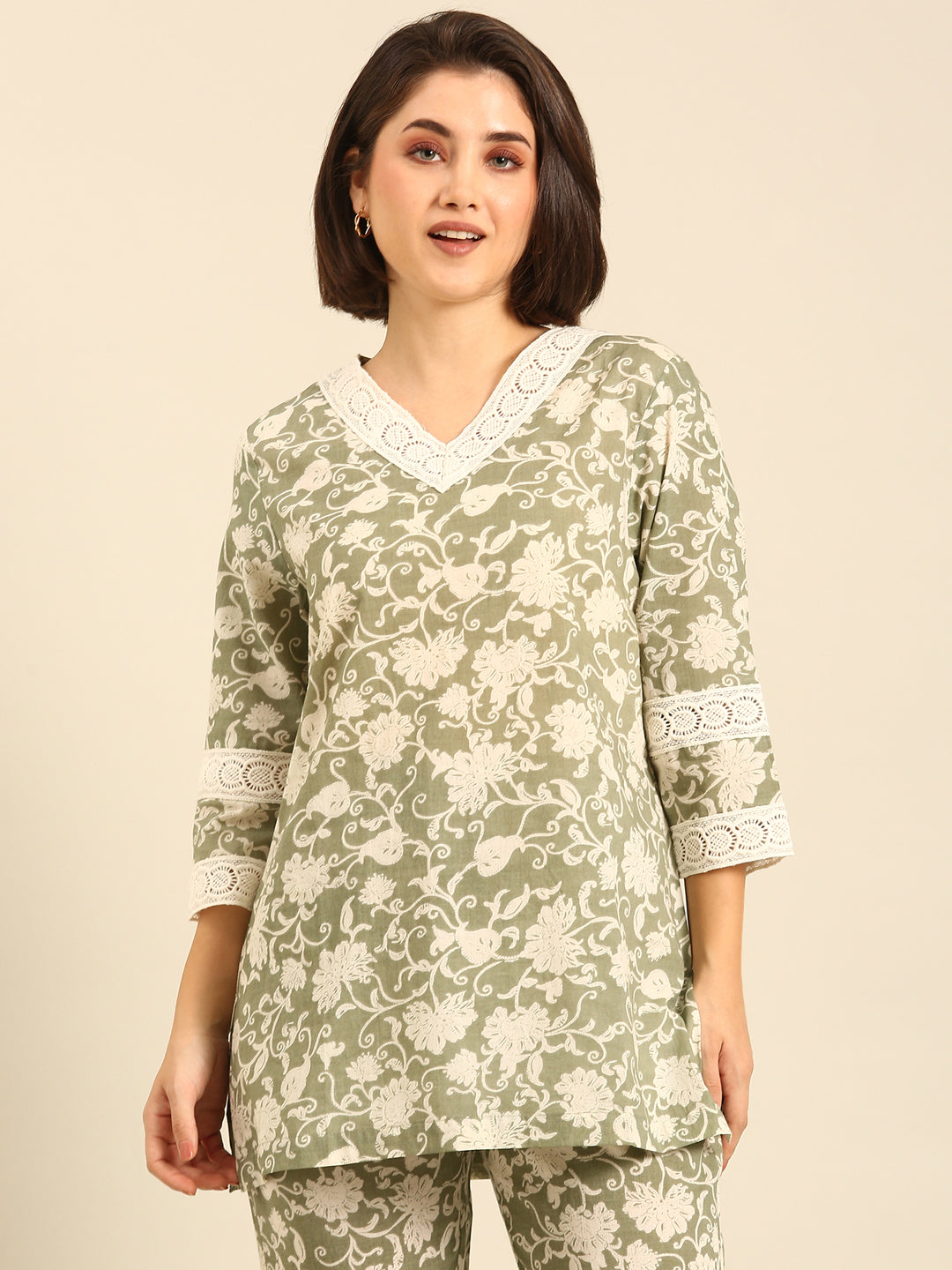 Tunic Top-Mint Green