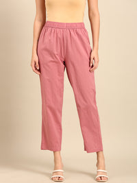 Straight Pant-Dusty Pink