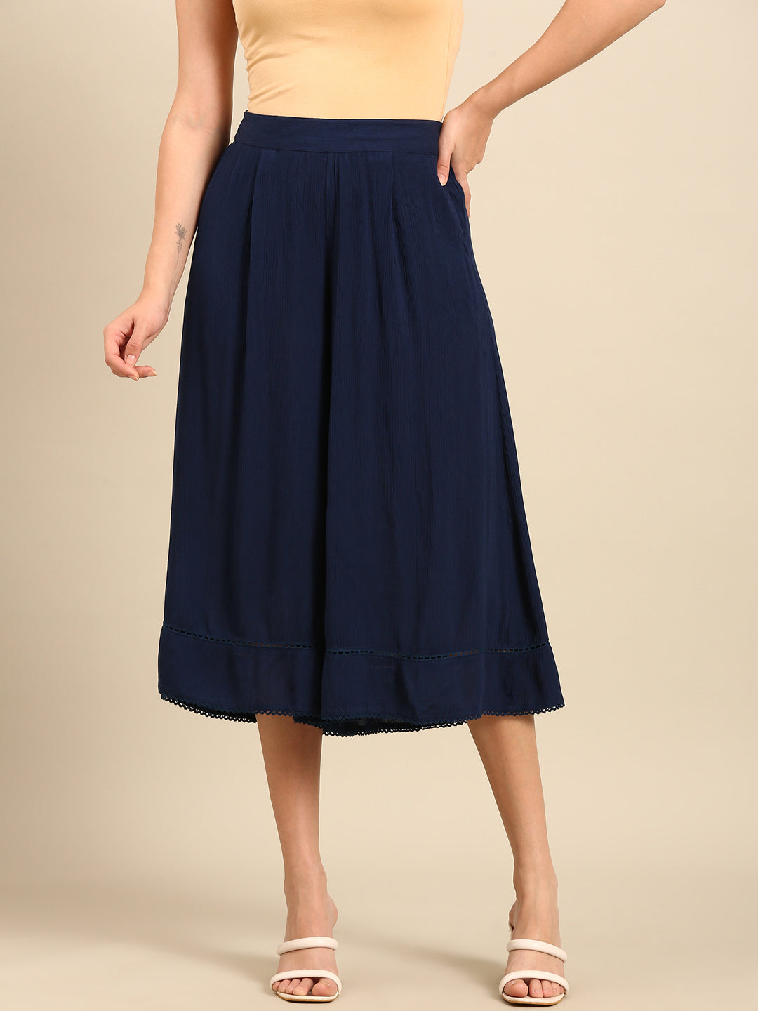 Culottes-Indigo Blue