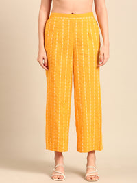 Culottes All Over Print-Yellow