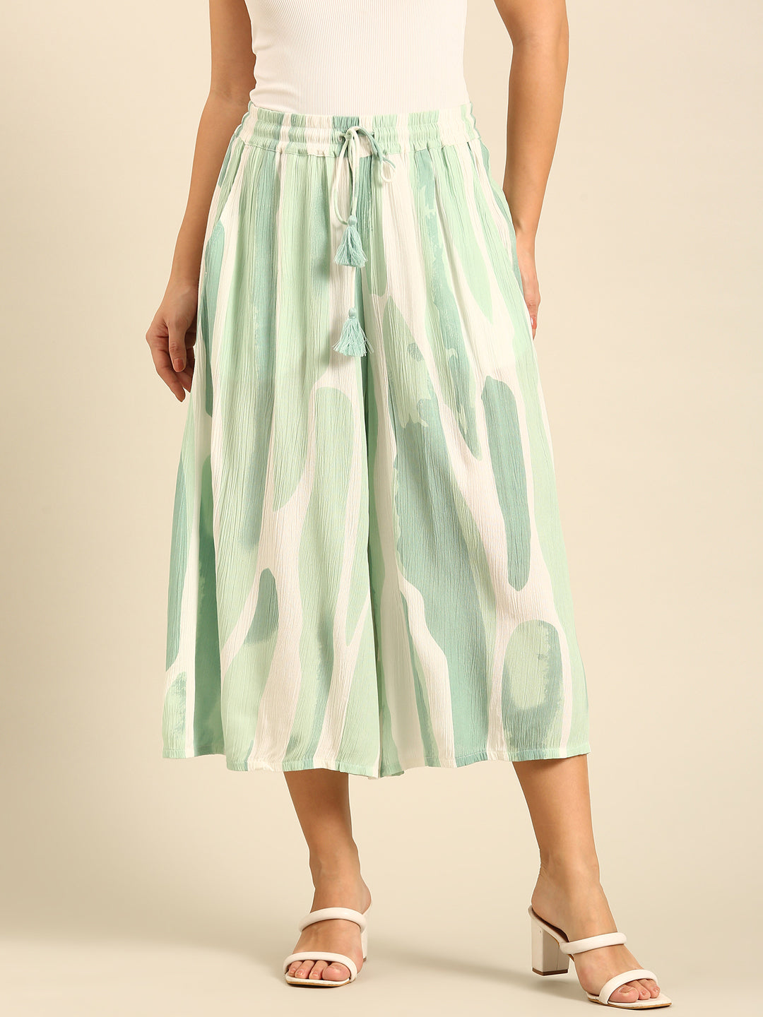 Culottes-Light Green