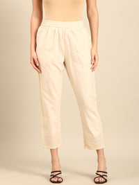 Straight Pant-Natural