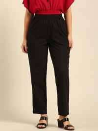 Straight Pant-Black