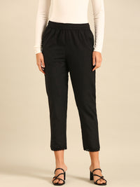 Straight Pant-Black