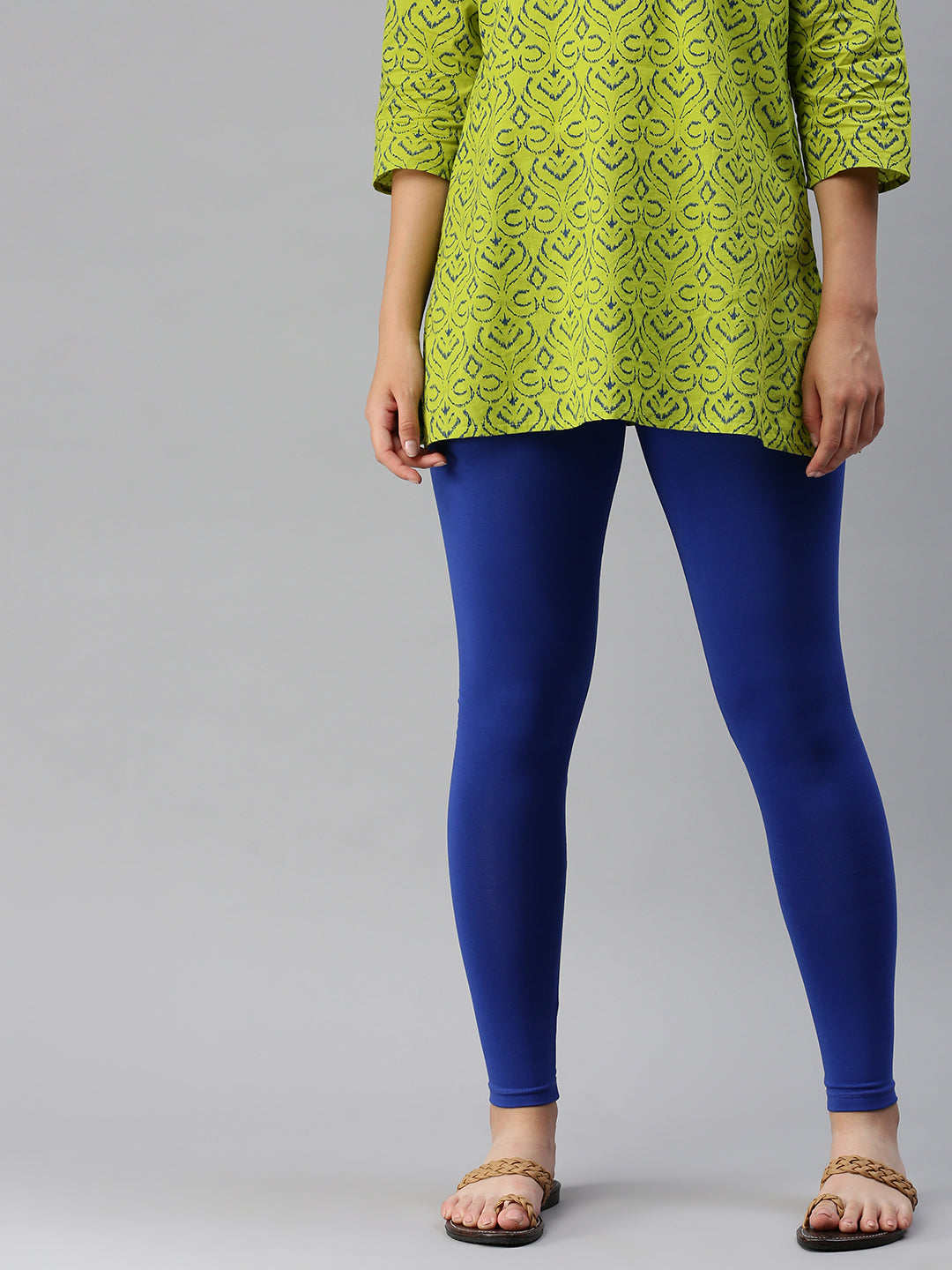 Plain Navy Blue Ankle Length Cotton Lycra Legging, Size: XXXL,Freesize at  Rs 279 in Howrah