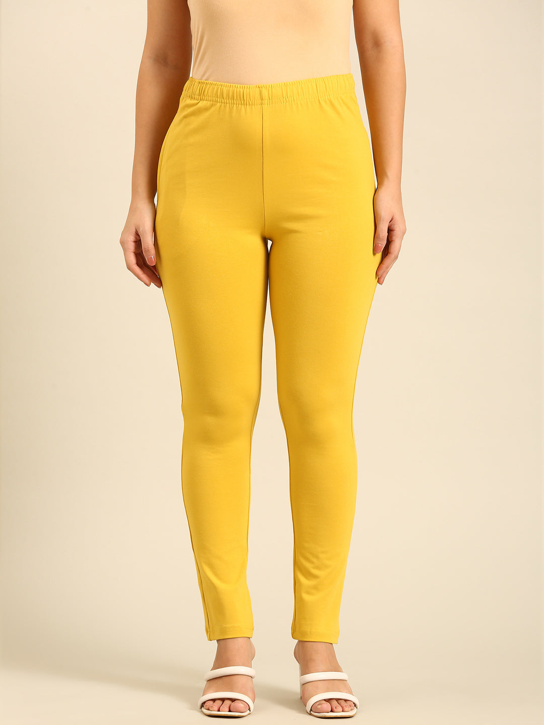 Women's Needle Pants Lime Yellow