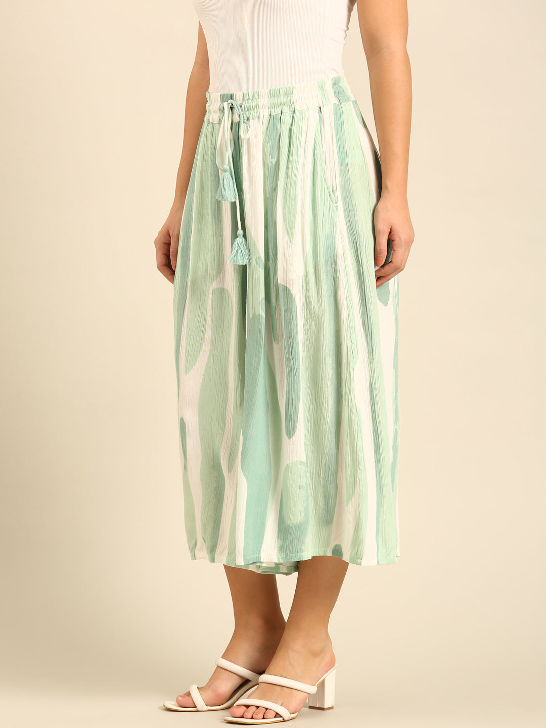 Culottes-Light Green