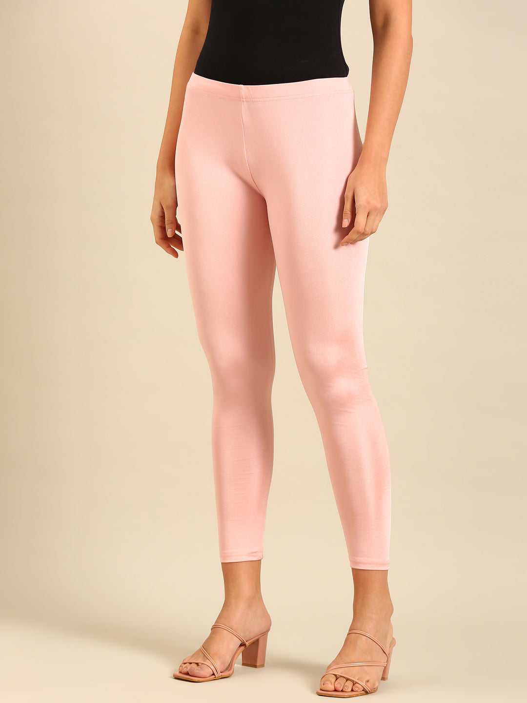 Shimmer Leggings-Rose Gold