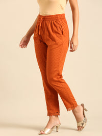 Straight Pant-Flame Orange