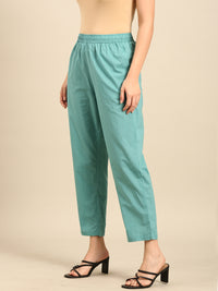 Straight Pant-Sea Green