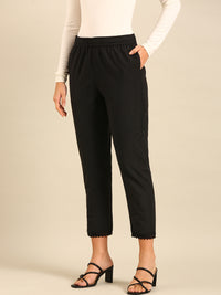 Straight Pant-Black