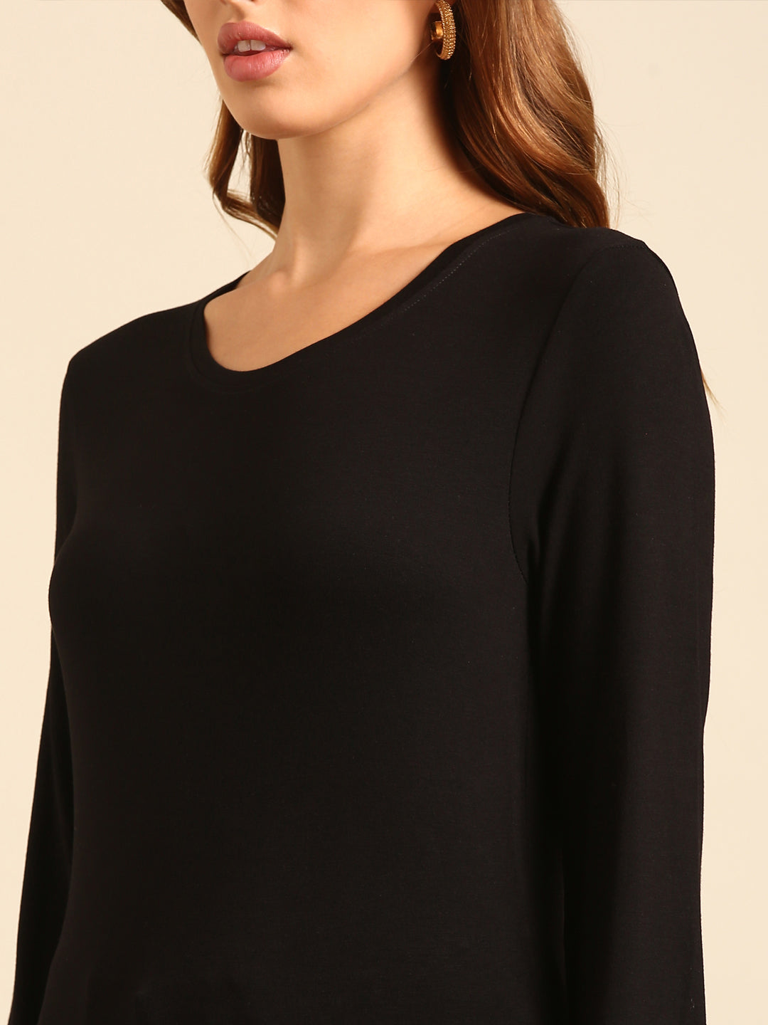 T-Shirt Long Sleeve-Black