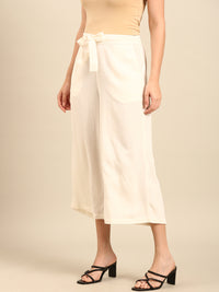 Tie Up Culottes-Natural