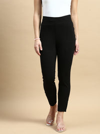 Treggings Jacquard-Black - De Moza