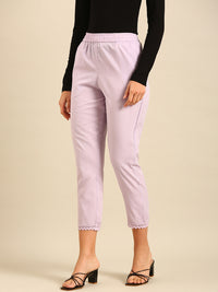 Straight Pant-Lilac