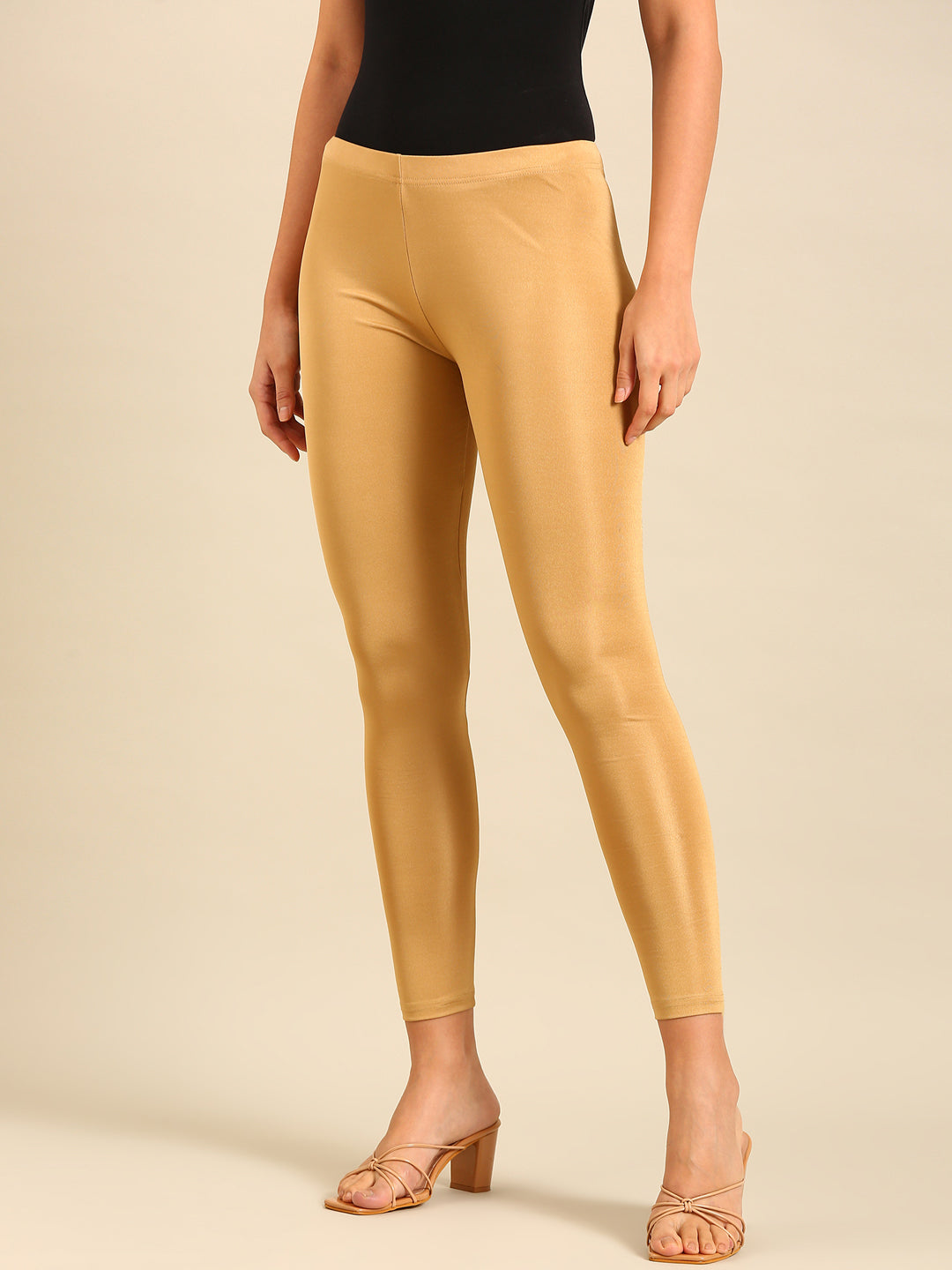 Shimmer Leggings-Gold