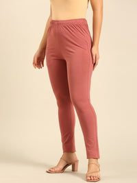 Women's Needle Pants Dark Peach