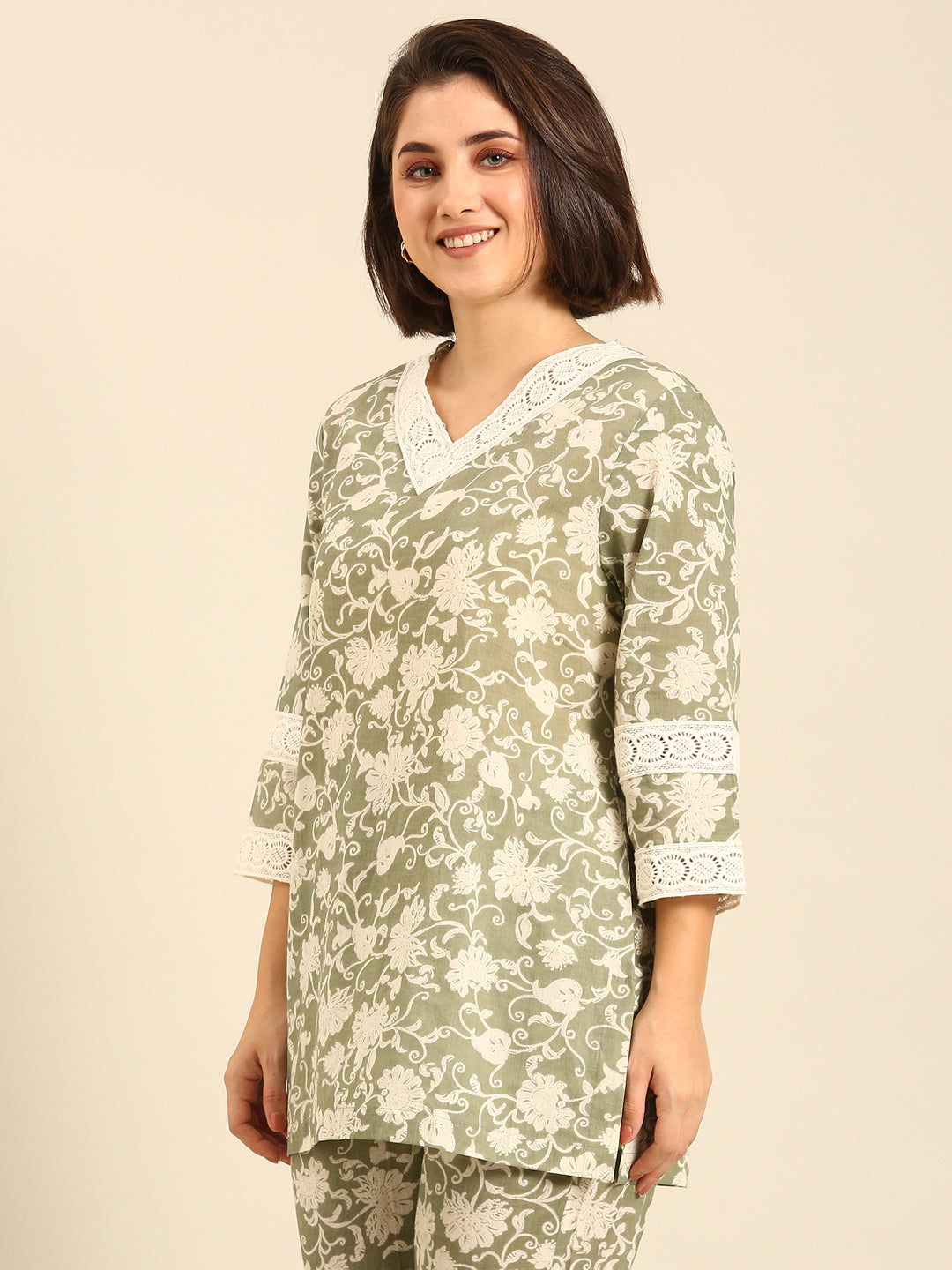 Tunic Top-Mint Green