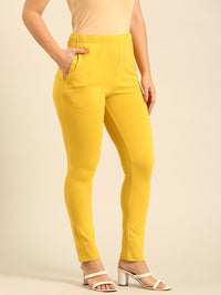 Women's Needle Pants Lime Yellow