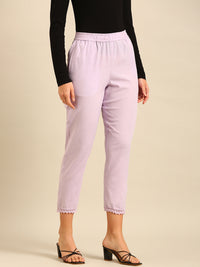 Straight Pant-Lilac