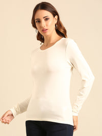 T-Shirt Long Sleeve-Offwhite