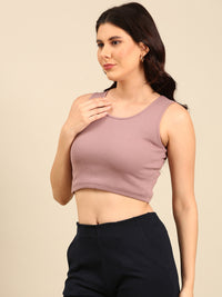 Crop Top-Dusty Rose