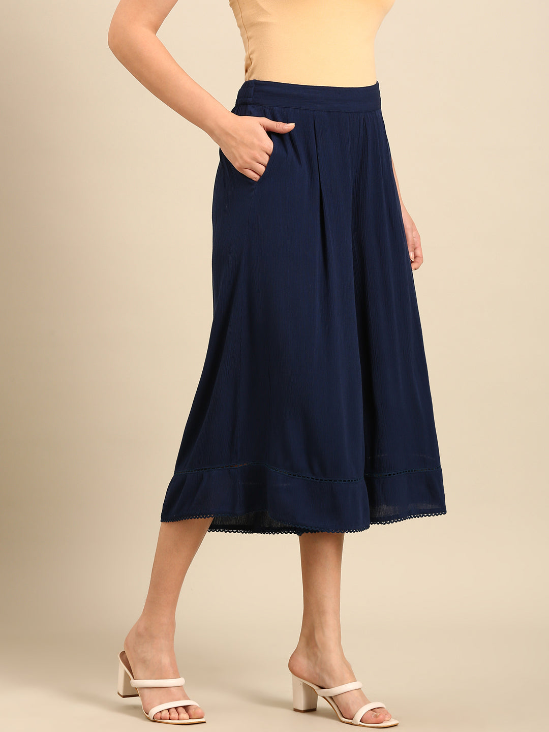 Culottes-Indigo Blue