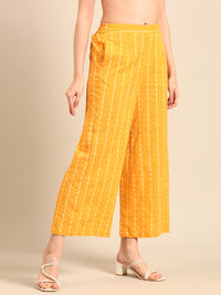 Culottes All Over Print-Yellow