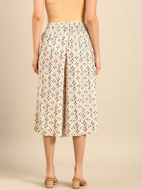 Printed Culottes-OffWhite