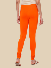 Churidar Leggings-Dark Orange - De Moza