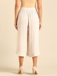 Stripped Culottes-Natural