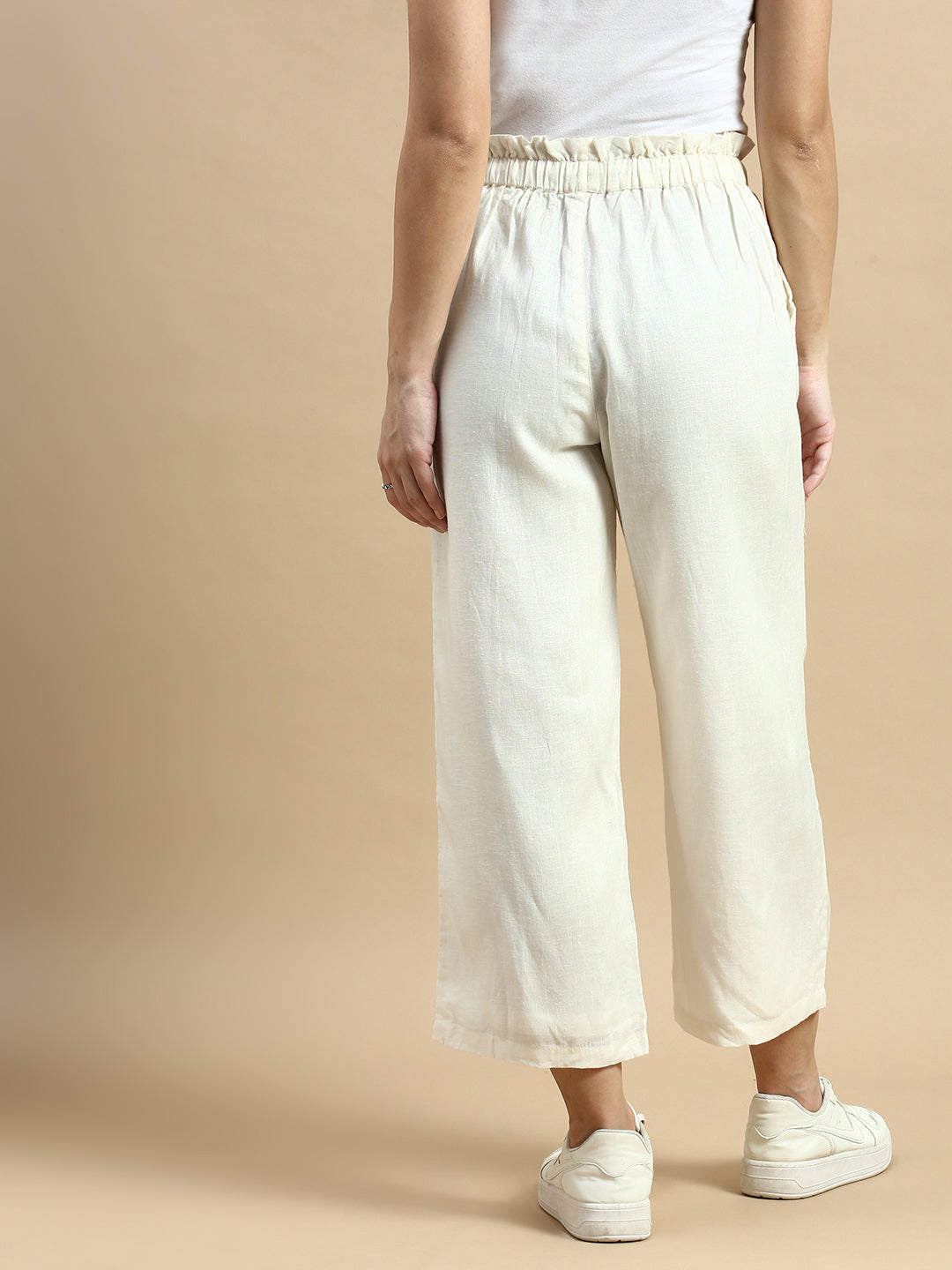 Cigarette Pant-Natural - De Moza