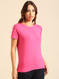 T-Shirt Regular Sleeve-Pink