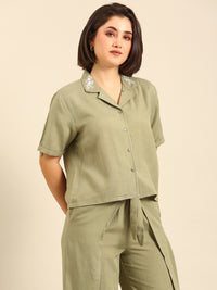 Shirt-Mint Green