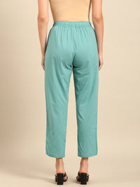 Straight Pant-Sea Green