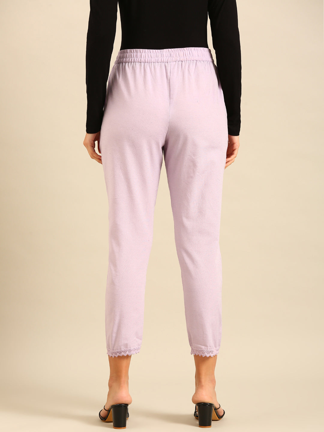 Straight Pant-Lilac