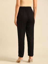 Straight Pant-Black