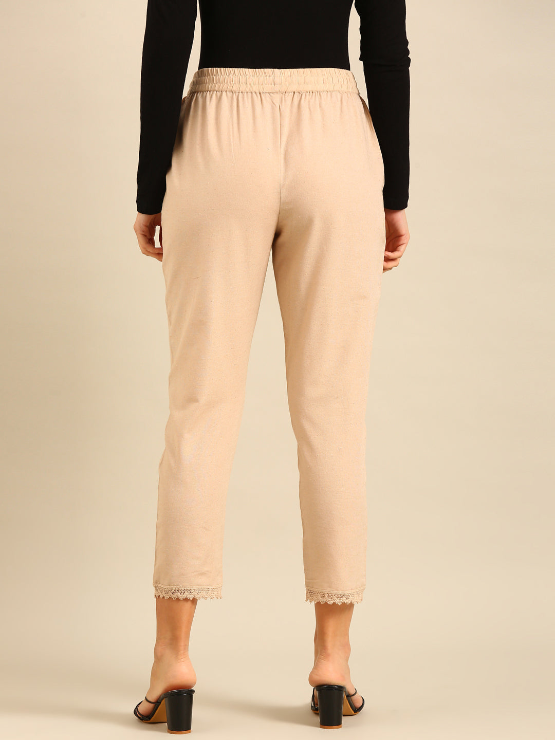 Straight Pant-Beige