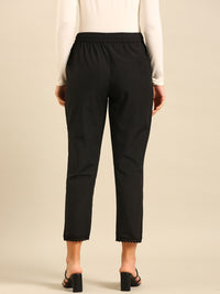 Straight Pant-Black