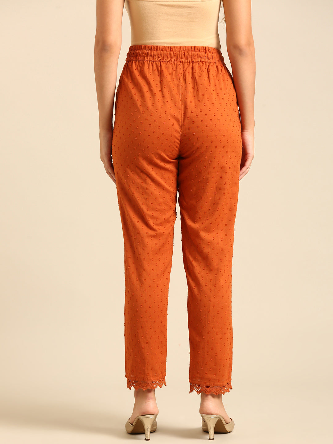 Straight Pant-Flame Orange