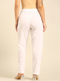 Straight Pant-White