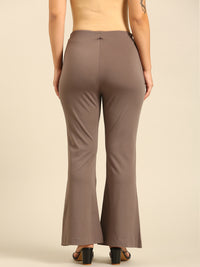 Fit & Flare Pant-Taupe