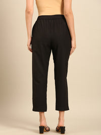 Cigarette Pants-Black