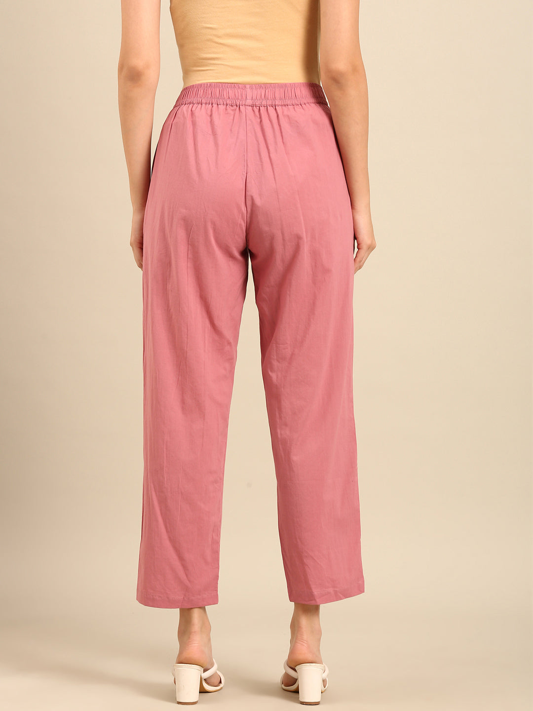 Straight Pant-Dusty Pink